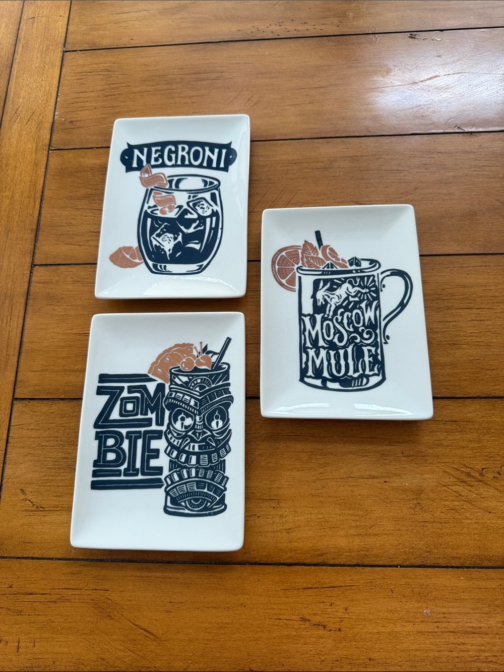 Crate & Barrel Cocktail Small Serving Plates by Derrick Castle